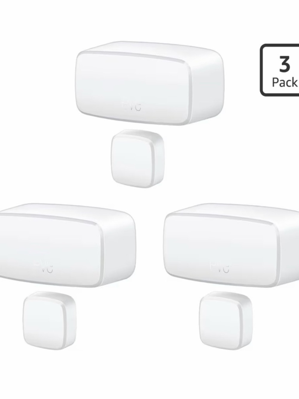 Eve White Smart Home Door & Window Sensor 3-Pack